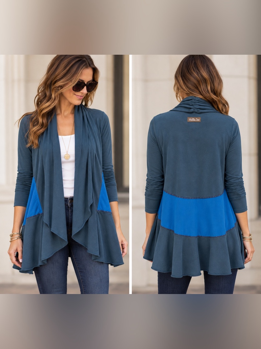 MATILDA JANE Wonderful Parade Moody Jersey Cardigan EUC